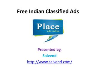 Free Indian Classified Ads