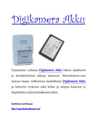 Digikamera Akku