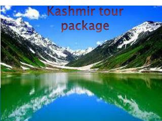 kashmir tour package