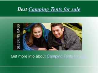 Camping Tents for sale