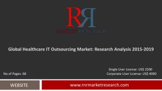 Healthcare IT Outsourcing Market 2015 – 2019: Worldwide Forecasts and Analysis