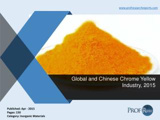 Chrome Yellow Industry Growth, Market Analysis 2015