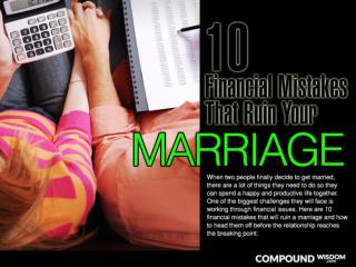 10 Financial Mistakes That Ruin Your Marriage