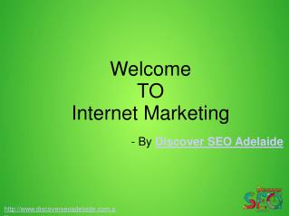 Internet Marketing Service offer by Discover SEO Adelaide