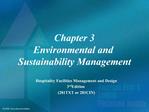 Chapter 3 Environmental and Sustainability Management