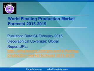 Floating Production Market Yearly Installations Projected Elevation of $21bn in 2017 Report