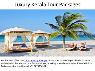 Luxury Kerala Tour Packages