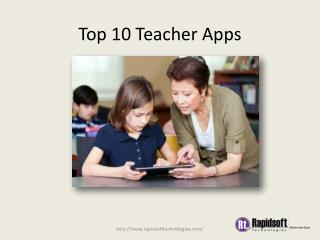 Top 10 Teacher Apps