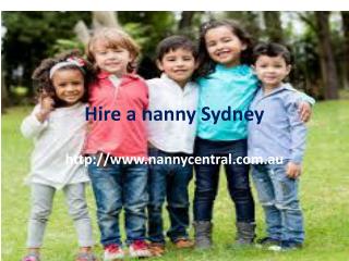 Hire a nanny Sydney