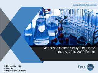 Global and Chinese Butyl Levulinate Industry Analysis, Market Growth 2010-2020