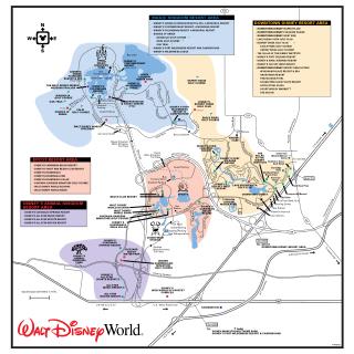 Disney world map