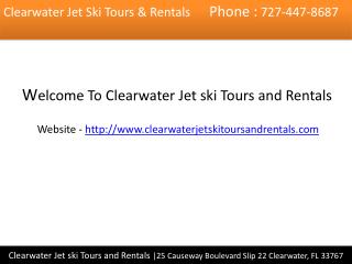 Jet ski rentals clearwater fl