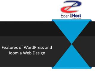 Features of WordPress and Joomla Web Design