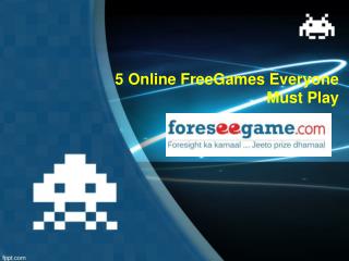 5 online free games everyone must play