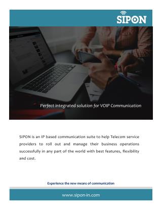SIPON VoIP Solutions