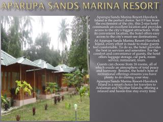 Aparupa sands Marina Resort