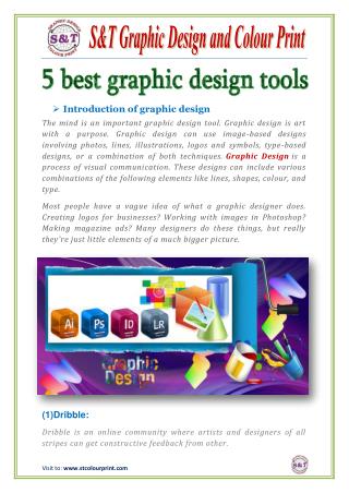 5 best graphic design tools