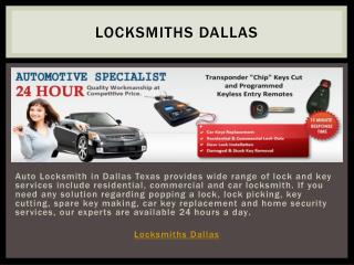 Locksmiths Dallas