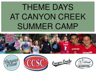 Theme Days at Canyon Creek Summer Camp