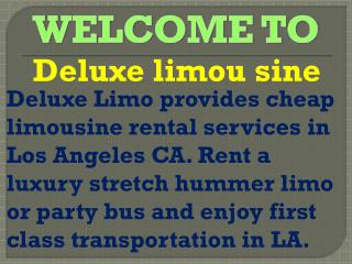 Stretch limo los angeles