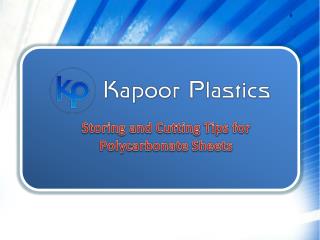 Storing and Cutting Tips for Polycarbonate Sheets