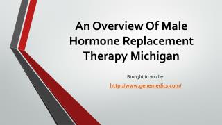 An Overview Of Male Hormone Replacement Therapy Michigan