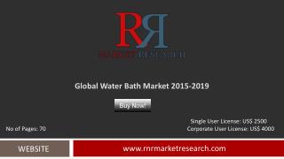 Analysis of Water Bath Market Trends and Drivers in 2019 Report