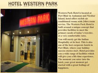 Hotel Western Park