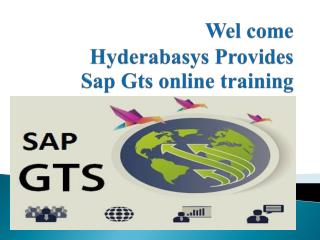 sap gts online training in UK