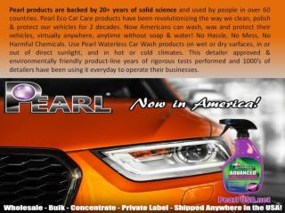 Pearl Waterless Shine it Anywhere.