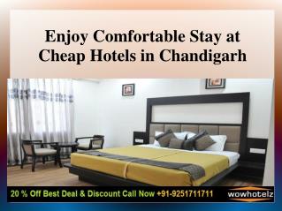 Book Cheap Hotels in Chandigarh at 1099/-