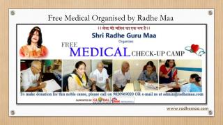 Free Medical Organised by Radhe Maa
