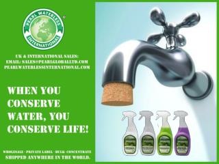 Pearl Waterless Product to help conserve water