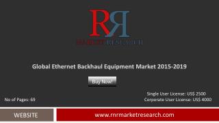 Ethernet Backhaul Equipment Market 2015 – 2019: Worldwide Forecasts and Analysis