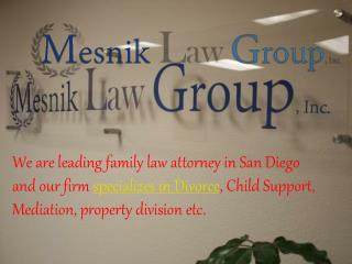 San Diego Divorce Lawyers