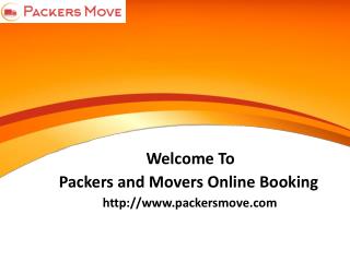 Online Packers and Movers Services