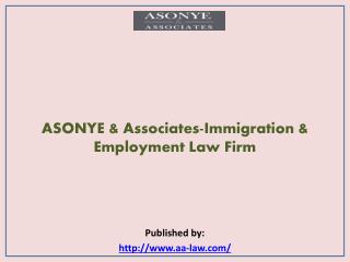 ASONYE & Associates-Immigration & Employment Law Firm