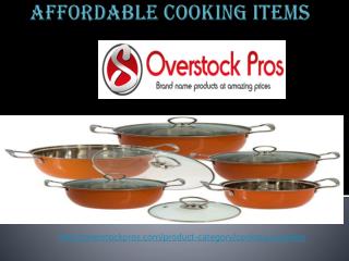 Affordable cooking Items
