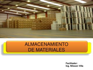 Almacenamiento de Materiales
