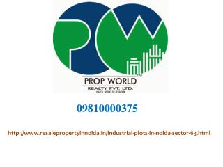 Industrial Plots For Sale In Noida Sector 63