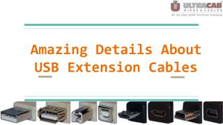 Know more about USB Extension Cables