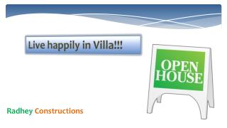Live happily in Villa!!!