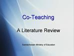 Co-Teaching