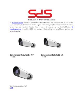 IP Bewakingscamera | IP Camerasysteem
