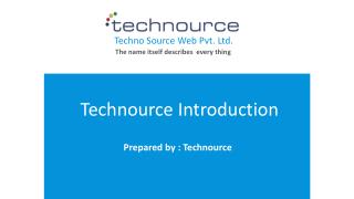 Technource Introduction - Web & Mobile Apps Development Company