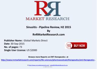 Sinusitis Pipeline Review H2 2015