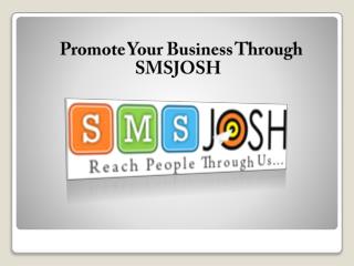 Promotional SMS Service providers in Hyderabad-SMSJOSH