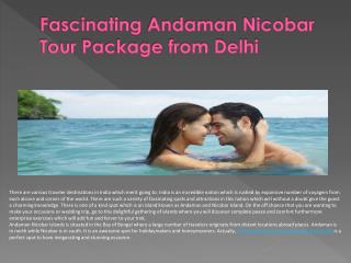 Andaman Nicobar Fascinating Tour Packages from Delhi