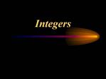 Integers