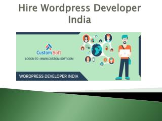 Hire Wordpress Developer India